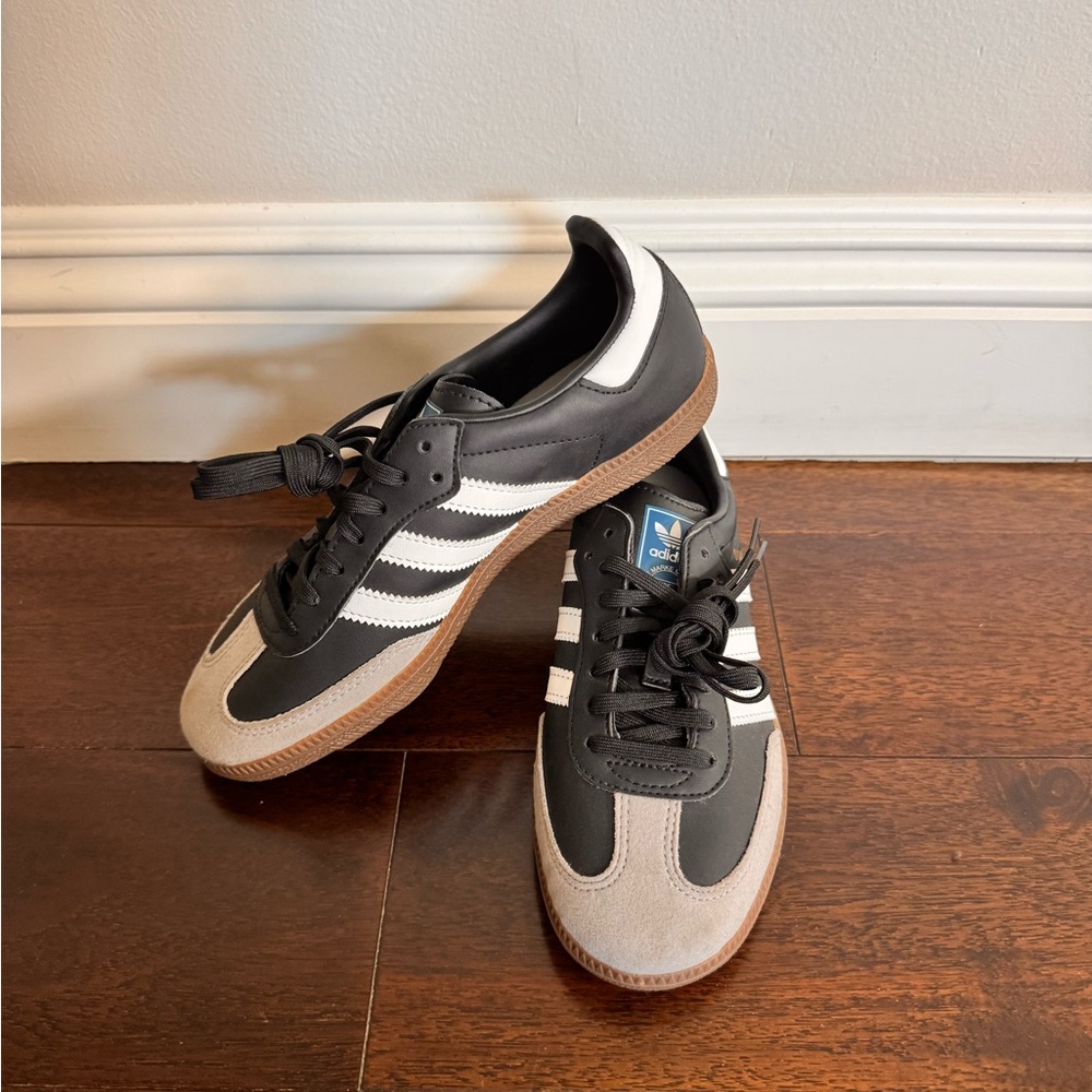 Adidas Vegan Black Samba Sneakers (US 4)